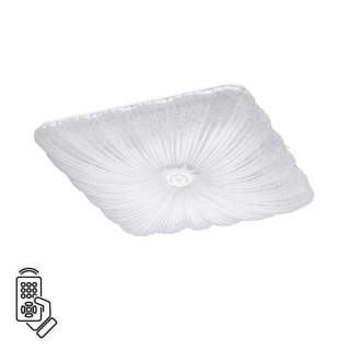 7730/72L PIKO LED SN Светильник металл/пластик/белый/прозрачный LED 72Вт 3000-6000K 490х490 IP20 пульт ДУ FORTUNA | Sonex SN7730/72L