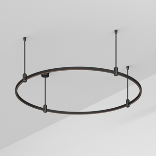 Основание ART-APRIORI-ROUND-ROD-400-R1200 (BK) (Arlight, IP20 Металл) | Arlight 048497
