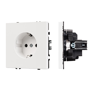 Механизм электрической розетки SCT-NOBE-MEU1-SFPL-WH (230V, 16A) (Arlight, -) | Arlight 054276