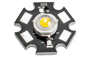 Мощный светодиод ES-STAR-1W Yellow-S (ANR, STAR type) | Arlight 011416