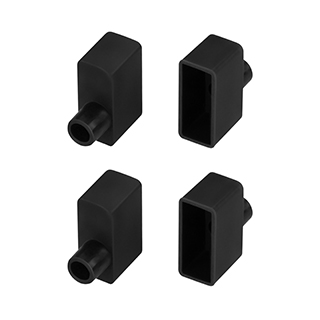 Заглушка WPH-FLEX-0616-SIDE BLACK с отверстием (Arlight, Пластик) | Arlight 045880