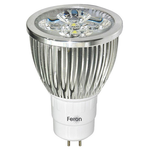 Лампа светодиодная Feron LB-108 GU5.3 5Вт 6400K 25193 | Feron FE25193