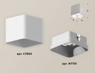 Накладной светильник Ambrella Light XS XS7805001 | Ambrella Light AMBRXS7805001