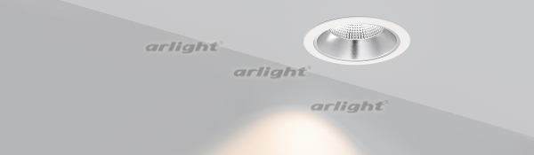 Светильник LTD-LEGEND-R175-20W White6000 (WH, 50 deg) (Arlight, IP20 Металл) | Arlight 027314(1)