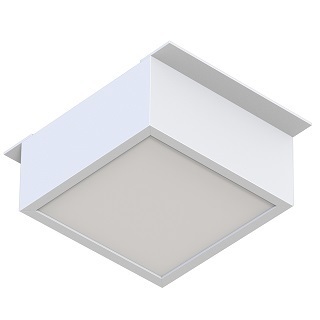 Светильник DL-GRIGLIATO-S90x90-12W Warm3000 (WH, 90 deg, 230V) (Arlight, IP40 Металл) | Arlight 038332(1)