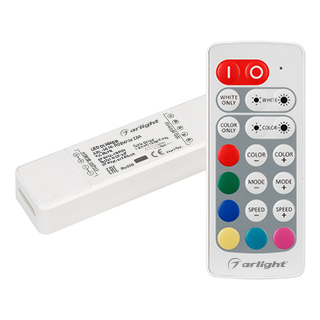 Контроллер ARL-MINI-RGBW-4x2.5A (5-24V, RF ПДУ 20кн) (Arlight, IP20 Пластик) | Arlight 024982