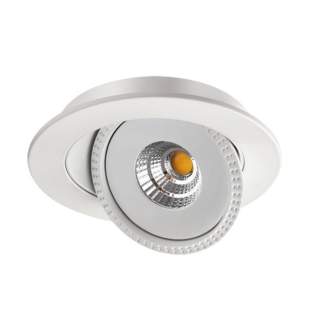 357576 SPOT NT18 112 белый Встраиваемый светильник IP20 LED 3000K 15W 85-265V GESSO | Novotech NT357576