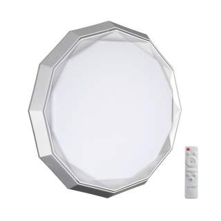 7671/DL COLOR SN Светильник пластик/белый/хром LED 48Вт 3000-6000К D435 IP43 пульт ДУ VAXIN | Sonex SN7671/DL