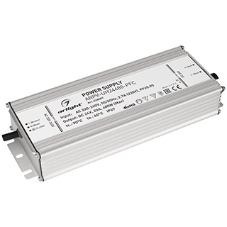 Блок питания ARPV-UH24480-PFC (24V, 20A, 480W) (Arlight, IP67 Металл, 7 лет) | Arlight 028087