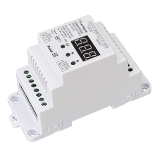 Конвертер SMART-K29-DMX512 (230V, 1x2A, TRIAC, DIN) (Arlight, IP20 Пластик) | Arlight 027131