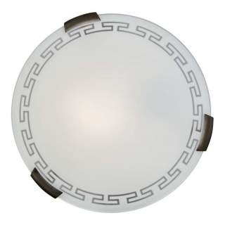 261 GLASSI SN 108 Светильник стекло/белое E27 2*100Вт D400 GRECA | Sonex SN261