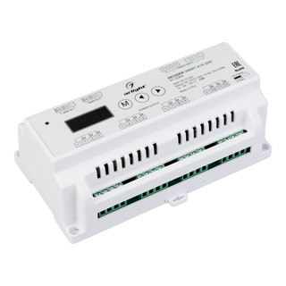 Декодер SMART-K18-DMX (12-36V, 12x5A) (Arlight, IP20 Пластик) | Arlight 023826