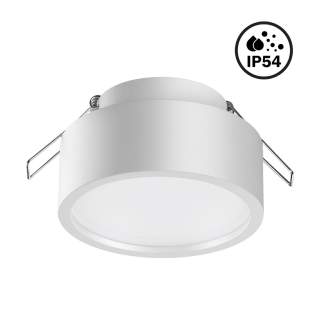 358903 SPOT NT22 337 белый Встраиваемый влагозащищенный светильник IP54 LED 4000K 10W 220V MAY | Novotech NT358903