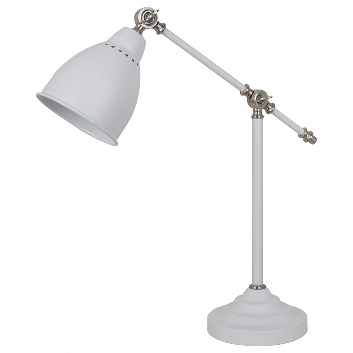 Настольная лампа офисная Arte Lamp Braccio A2054LT-1WH | Arte Lamp ARA2054LT-1WH