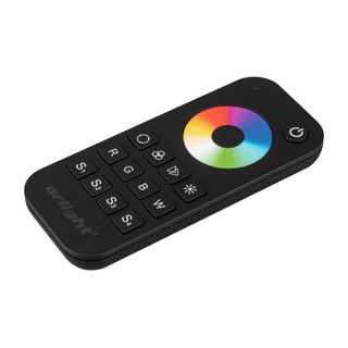 Пульт SMART-R28-RGBW Black (1 зона, 2.4G) (Arlight, IP20 Пластик) | Arlight 023479