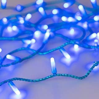 Светодиодная гирлянда ARD-STRING-CLASSIC-10000-BLUE-100LED-MILK-STD Blue (230V, 7W) (Ardecoled, IP65) | Arlight 031198