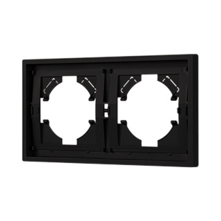 Рамка пластиковая FRM-TENDO-SFPL-2-BK (Arlight, -) | Arlight 054646