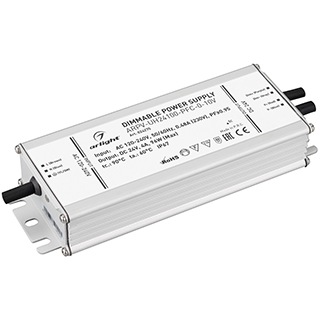 Блок питания ARPV-UH24100-PFC-0-10V (24V, 4.0A, 96W) (Arlight, IP67 Металл, 7 лет) | Arlight 024275