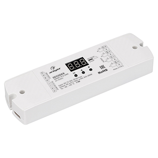 Декодер SMART-K16-DMX (12-24V, 4x5A) (Arlight, IP20 Пластик) | Arlight 023824