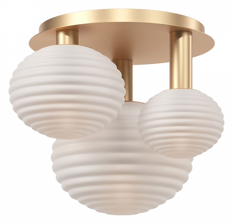 Потолочная люстра Maytoni Halo MOD268CL-03G | Maytoni MYMOD268CL-03G
