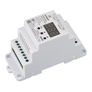 Конвертер SMART-K37-DMX (12-24V, SPI, DIN, 2.4G) (Arlight, Металл) | Arlight 028410