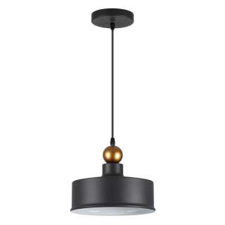 4088/1 PENDANT ODL19 377 темн.серый/золотой Подвес Е27 1*40W BOLLI | Odeon Light OL4088/1