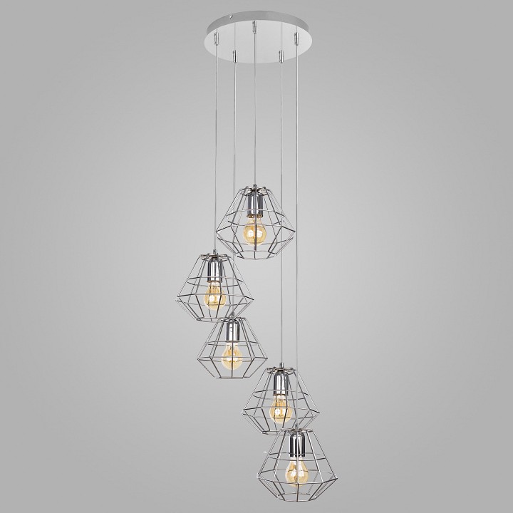 Подвесной светильник TK Lighting Diamond Silver 4289 Diamond Silver | TK Lighting EVa046493