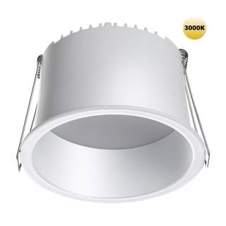 359236 SPOT NT23 282 белый Светильник встраиваемый светодиодный IP20 LED 12W 220V 840Лм 3000К TRAN | Novotech NT359236