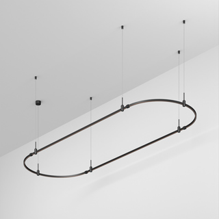 Основание ART-APRIORI-OVAL-HANG-3000x1000 (BK) (Arlight, IP20 Металл) | Arlight 048506