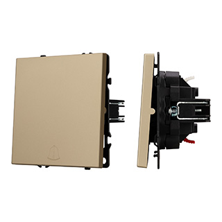 Механизм звонкового выключателя SWT-NOBE-MKR1-SFPL-L-GD (230V, 10A) (Arlight, -) | Arlight 054271