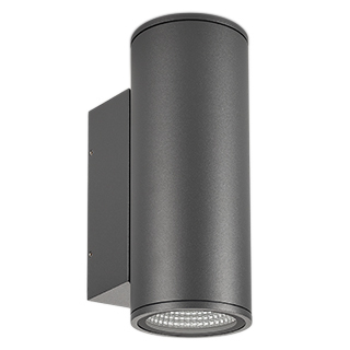 Светильник LGD-FORMA-WALL-TWIN-R90-2x12W Warm2700 (GR, 44 deg, 230V) (Arlight, IP54 Металл) | Arlight 052703