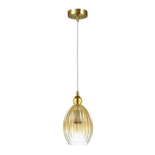 4712/1 PENDANT ODL20 373 янтарный/бронзовый Подвес E27 60W 220V STORZO | Odeon Light OL4712/1