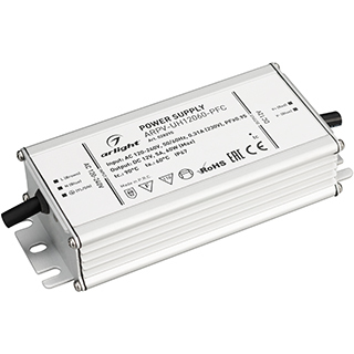 Блок питания ARPV-UH12060-PFC (12V, 5A, 60W) (Arlight, IP67 Металл, 7 лет) | Arlight 028295