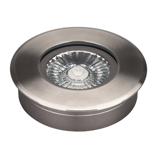 Светильник ART-GROUND-SLIM-R150-12W Warm3000 (SL, 35 deg, 24V) (Arlight, IP67 Металл) | Arlight 038166