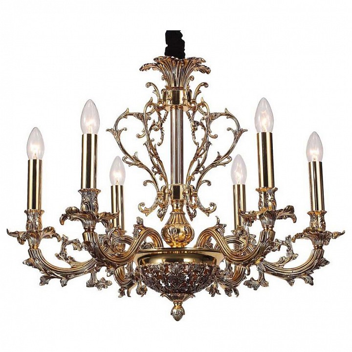 Подвесная люстра Lucia Tucci Firrnze FIRENZE 1780.6 antique gold | Lucia Tucci LTFIRENZE1780.6antiquegold