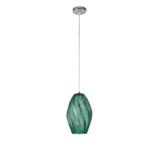 8290/1A MODERNI хром/зеленый, металл/стекло Подвес E27 1*60W 220V TIDE | Lumion LN8290/1A