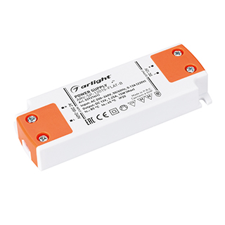 Блок питания ARV-SP-12015-FLAT-B (12V, 1.25A, 15W) (Arlight, IP20 Пластик) | Arlight 029276(1)