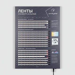 Стенд Ленты Универсальные RT-LUX-02-830x600mm (230V) (Arlight, -) | Arlight 049215