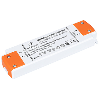 Блок питания ARV-SN24036-PFC-TRIAC-B (24V, 1.5A, 36W) (Arlight, IP20 Пластик) | Arlight 027633