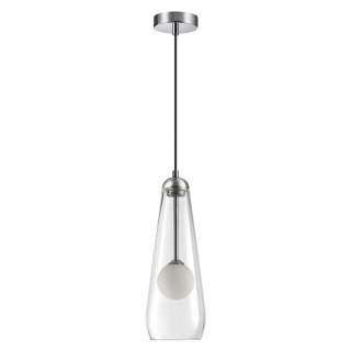 4954/1 PENDANT ODL22 339 хром/ белый/прозрачный/стекло Подвес G9 1*40W LOSTAR | Odeon Light OL4954/1