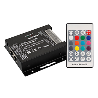 Контроллер VT-S07-4x6A (12-24V, ПДУ 24 кн, RF) (Arlight, IP20 Металл) | Arlight 021317