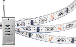 Лента с ПДУ CS-SPI-2000P 12V RGB (5060, 96 LED) (Arlight, Закрытый) | Arlight 015862