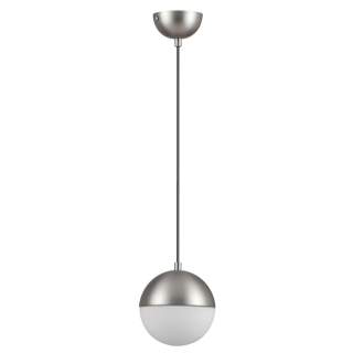 4959/1 PENDANT ODL22 345 мат.никель/металл/белый/стекло Подвес E27 1*40W PINGA | Odeon Light OL4959/1