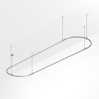 Основание ART-APRIORI-OVAL-ROD-800-4000x1000 (TN) (Arlight, IP20 Металл) | Arlight 054532