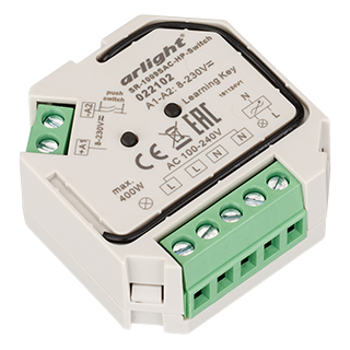 Контроллер-выключатель SR-1009SAC-HP-Switch (230V, 1.66A) (Arlight, IP20 Пластик) | Arlight 022102