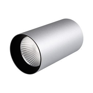 Светильник накладной SP-POLO-R85-1-15W Day White 40deg (Silver, Black Ring) (Arlight, IP20 Металл) | Arlight 022962
