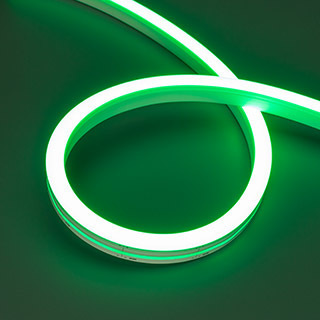 Лента герметичная MOONLIGHT-SIDE-A140-12x17mm 24V Green (8 W/m, IP67, 5m, wire x2) (Arlight, Вывод кабеля боковой) | Arlight 038800