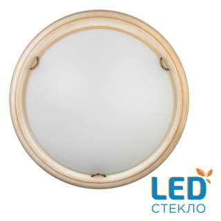 7605/BL SNOK SN Светильник стекло/белое/кремовый/бронза LED 24Вт 4000K D360 IP20 PROVENCE | Sonex SN7605/BL