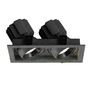Светильник MS-VORTEX-BUILT-S250x140-2x30W Day4000 (BK-BK, 30 deg, 230V) (Arlight, IP20 Металл) | Arlight 058445