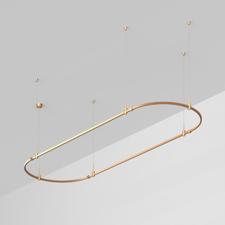 Основание ART-APRIORI-OVAL-HANG-3000x1000 (GD) (Arlight, IP20 Металл) | Arlight 048501